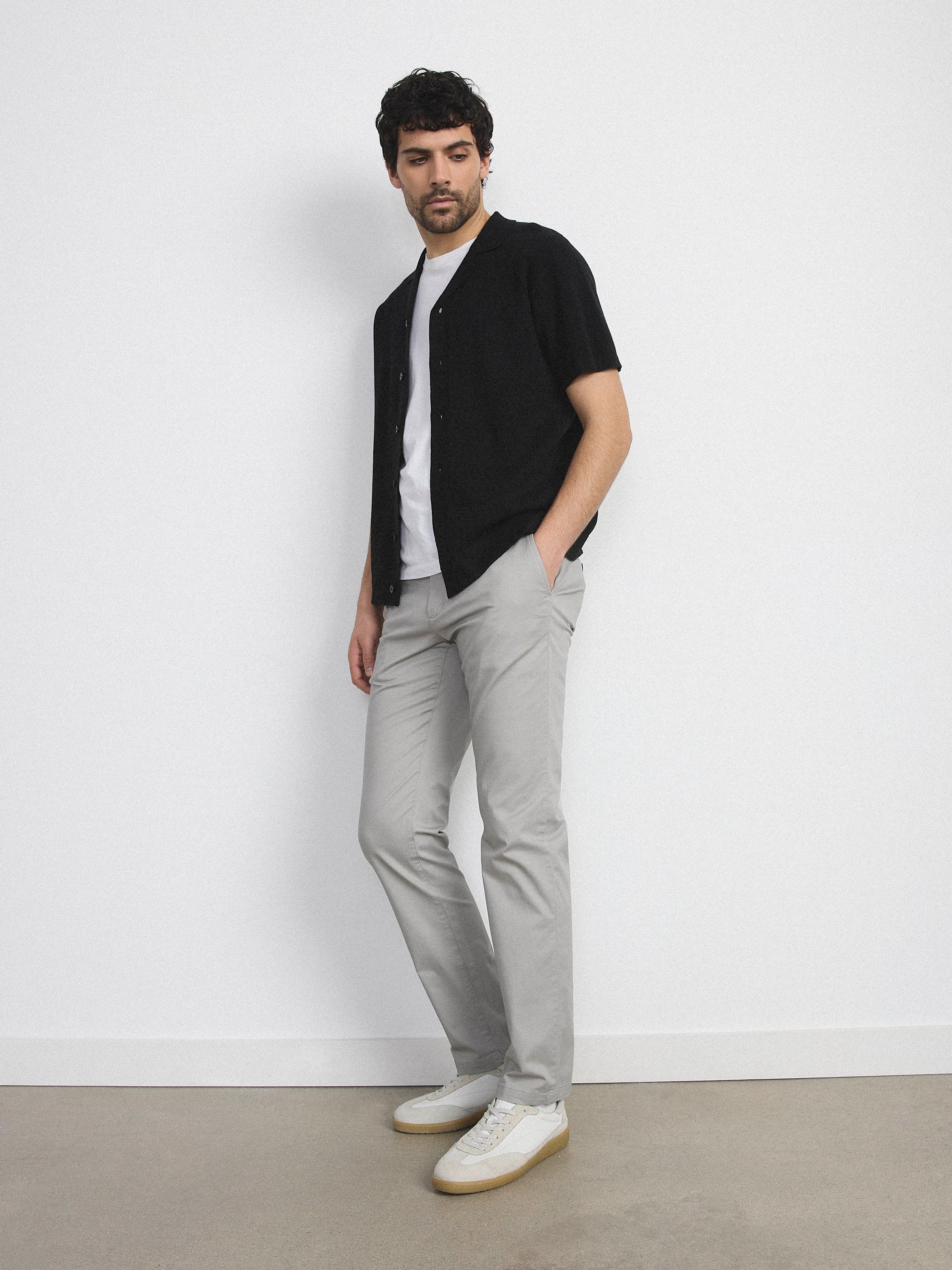 Henry – Pantaloni Chino Slim Fit Grigi