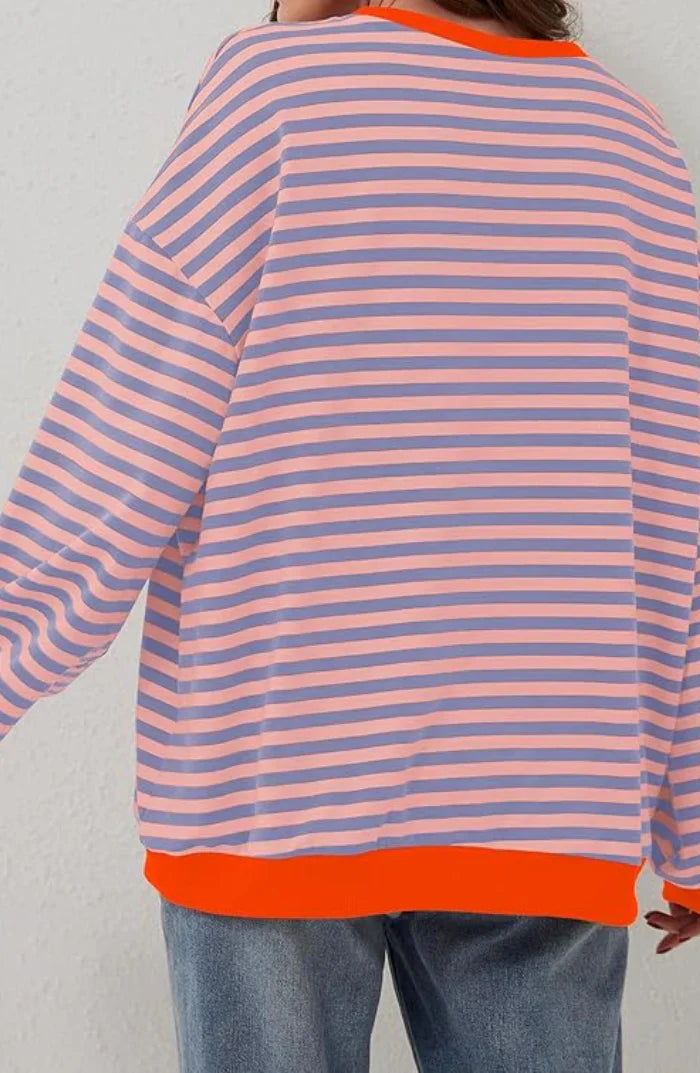 MAGLIONE OVERSIZE A RIGHE