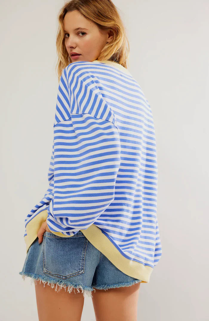 MAGLIONE OVERSIZE A RIGHE