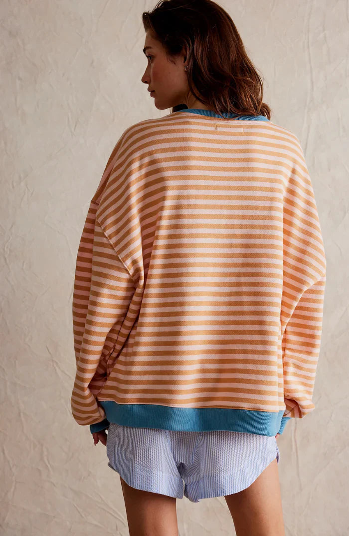 MAGLIONE OVERSIZE A RIGHE