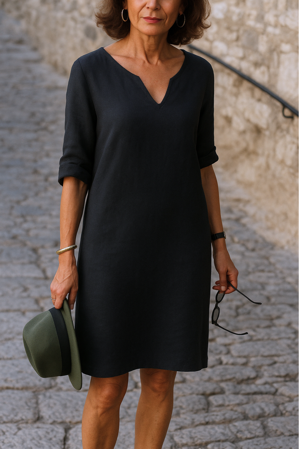 Ria™ | Elegante vestito con scollo a V