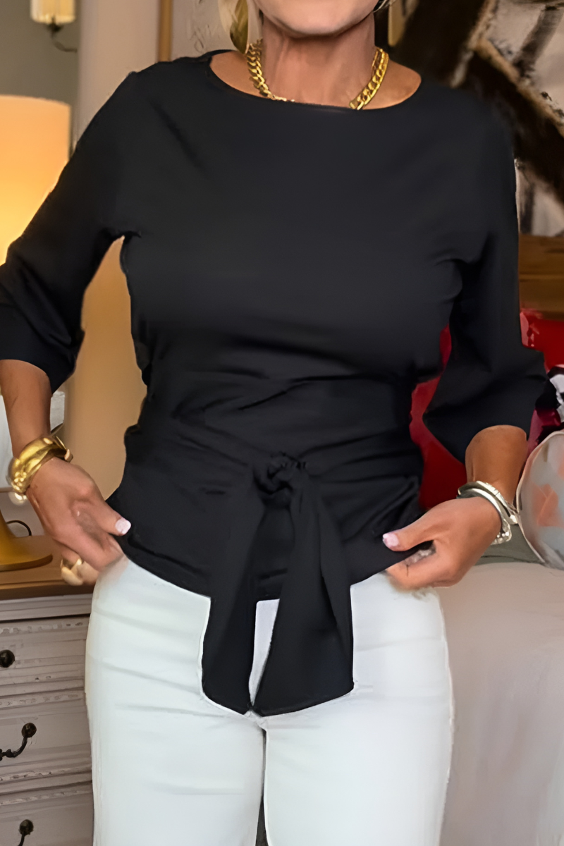 VITTORIA COMO | BLUSA CHIC MINIMALISTA DA DONNA