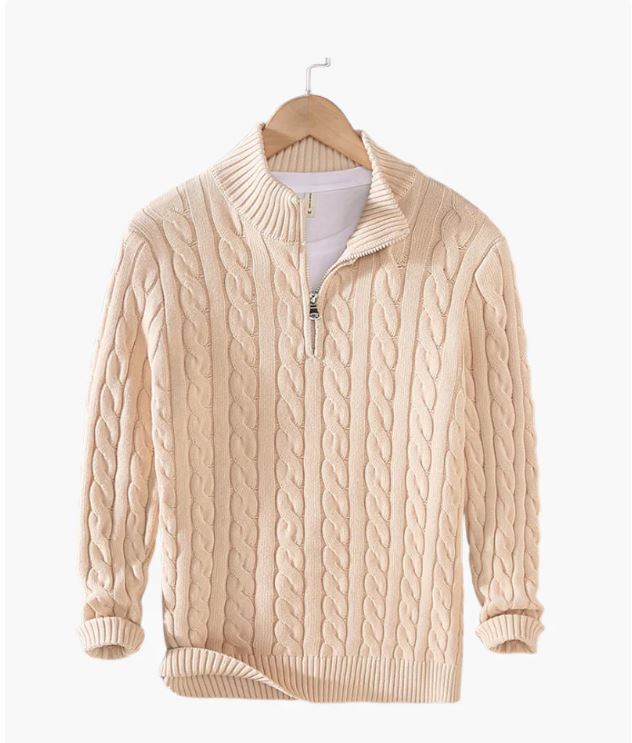 Wendell - Maglione a mezza zip Lugano