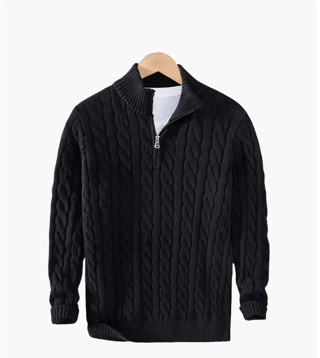 Wendell - Maglione a mezza zip Lugano