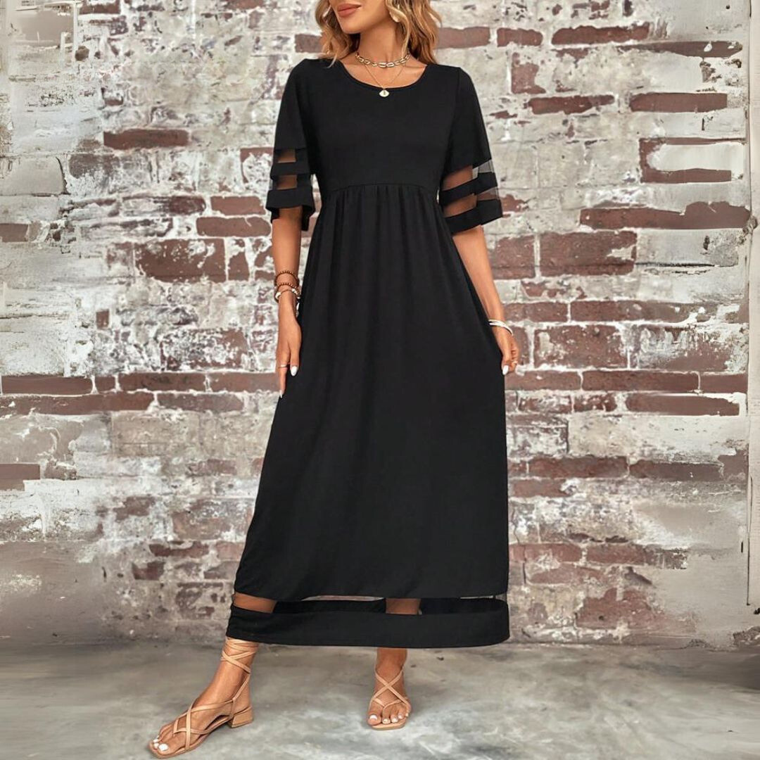Aubrey™ – Abito midi modellante pancia piatta