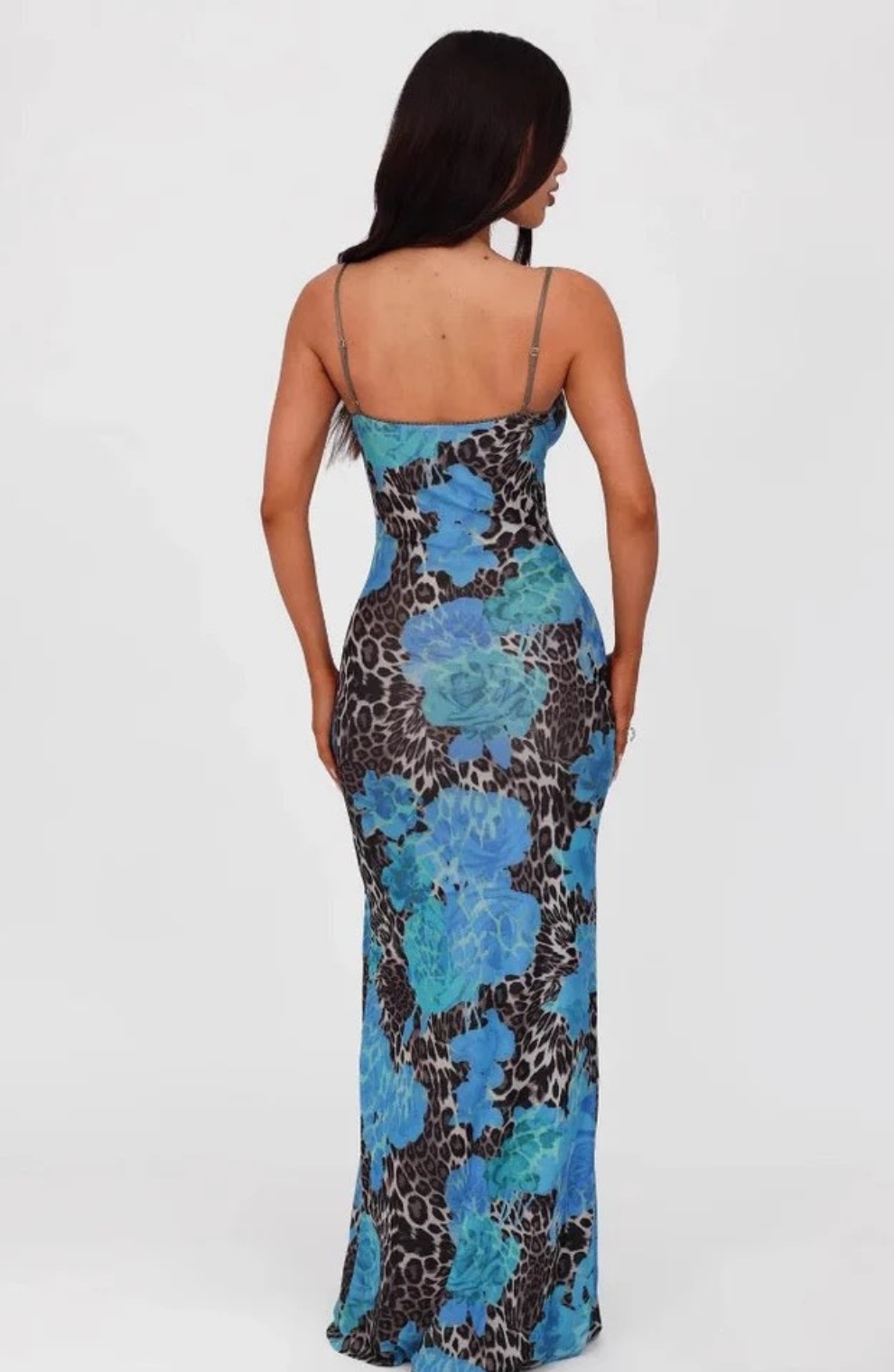Francesca – Abito sottoveste in mesh Bloom