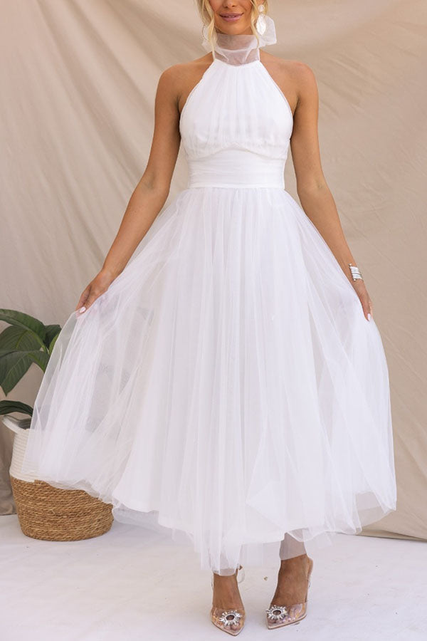 Phoebe – Abito da tè in tulle all'americana