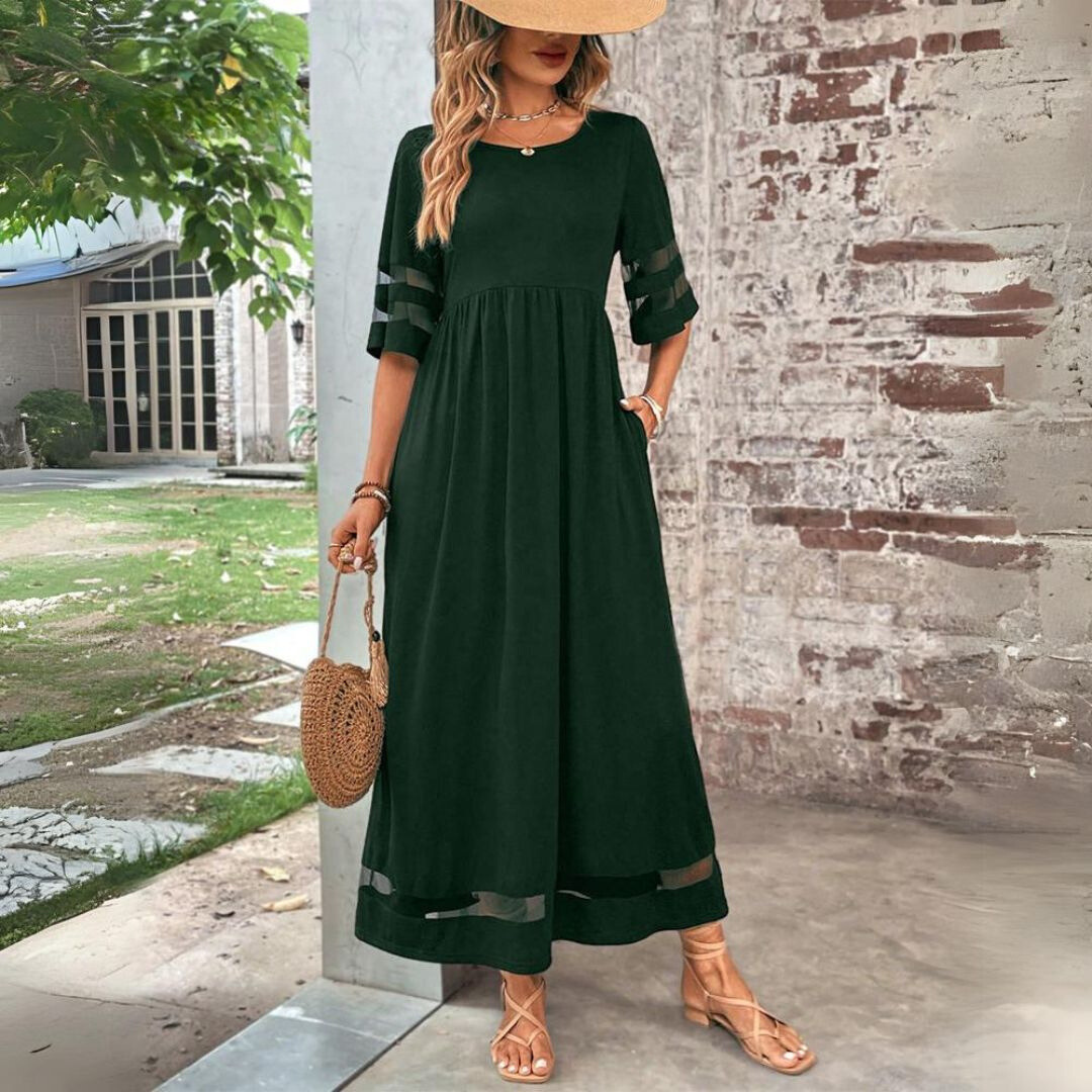 Aubrey™ – Abito midi modellante pancia piatta