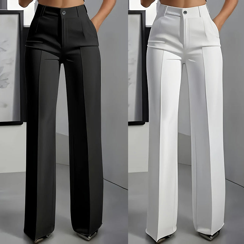 VITTORIA COMO | PANTALONI A VITA ALTA DA DONNA