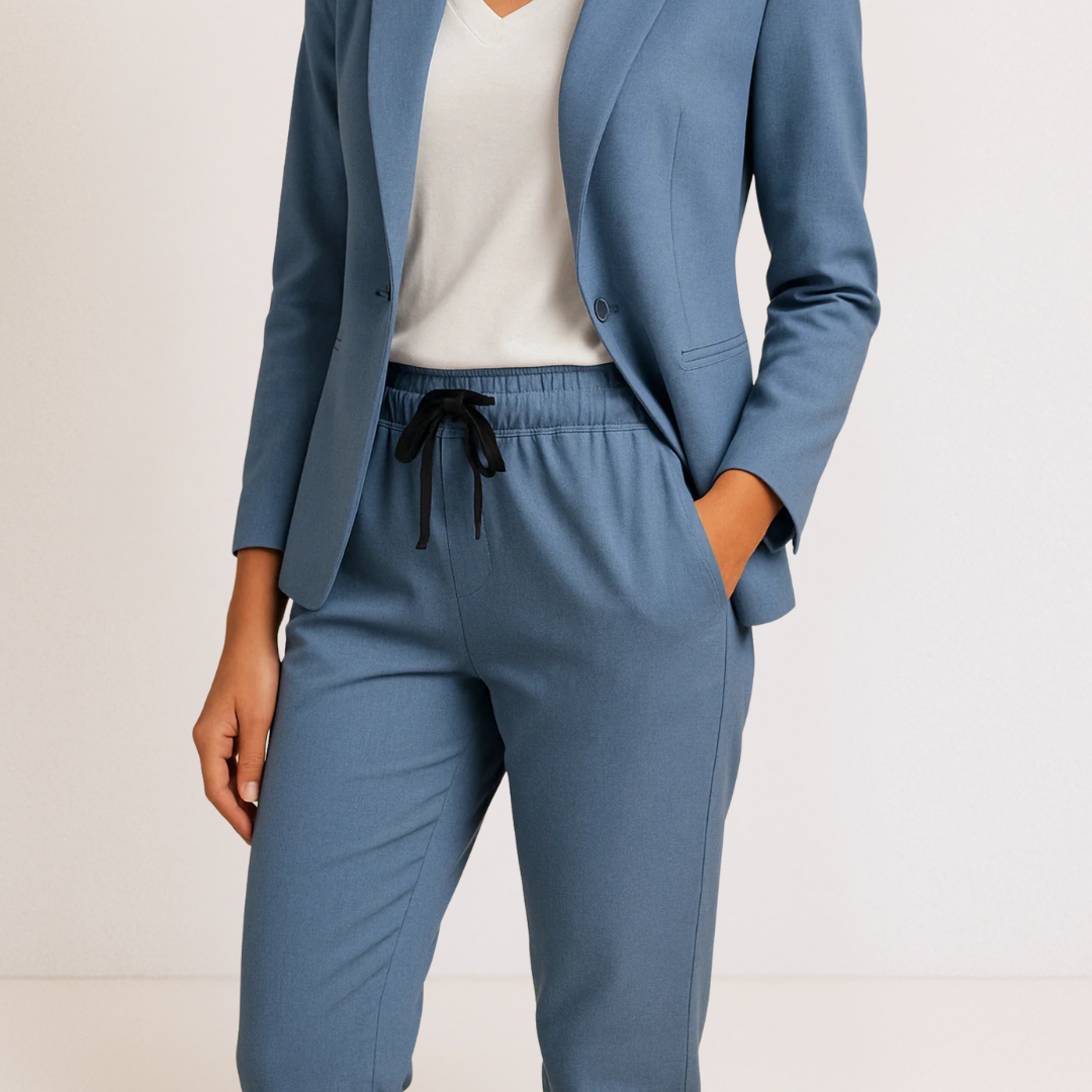 VITTORIA COMO | COMPLETO COORDINATO BLAZER E JOGGER SMART CLASSIC DA DONNA