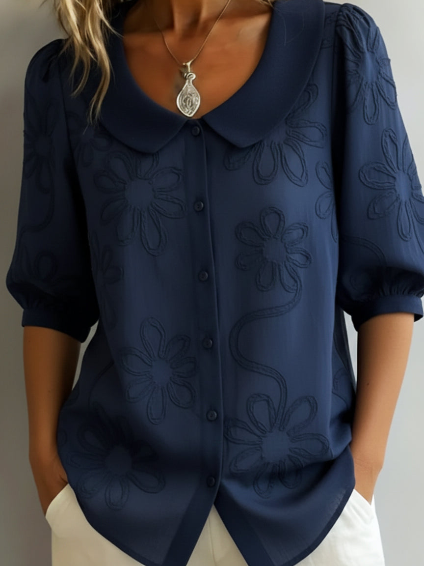 VITTORIA COMO | BLUSA ESTIVA FLOREALE DA DONNA