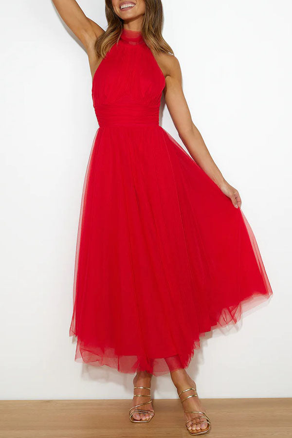 Phoebe – Abito da tè in tulle all'americana