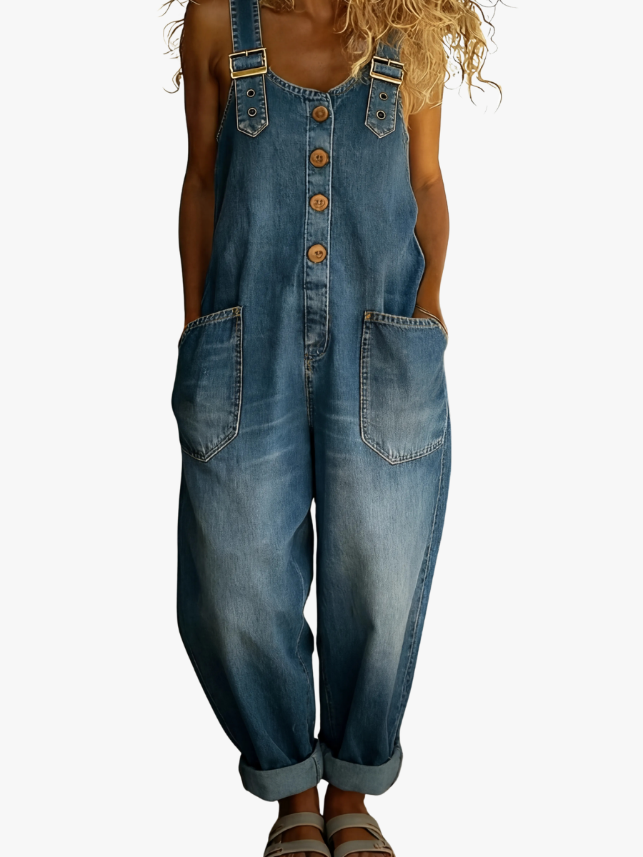 VITTORIA COMO | TUTA IN JEANS DA DONNA
