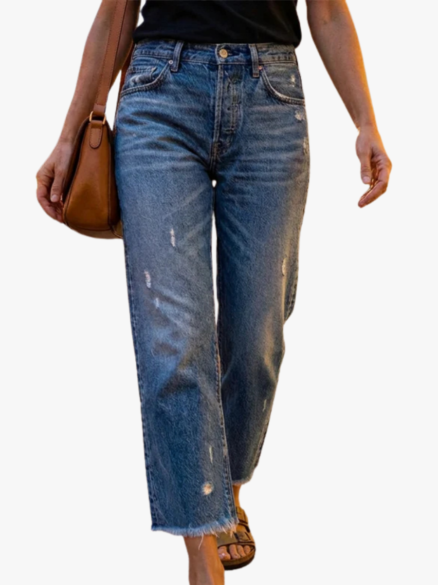 VITTORIA COMO | JEANS A GAMBA DRITTA DA DONNA