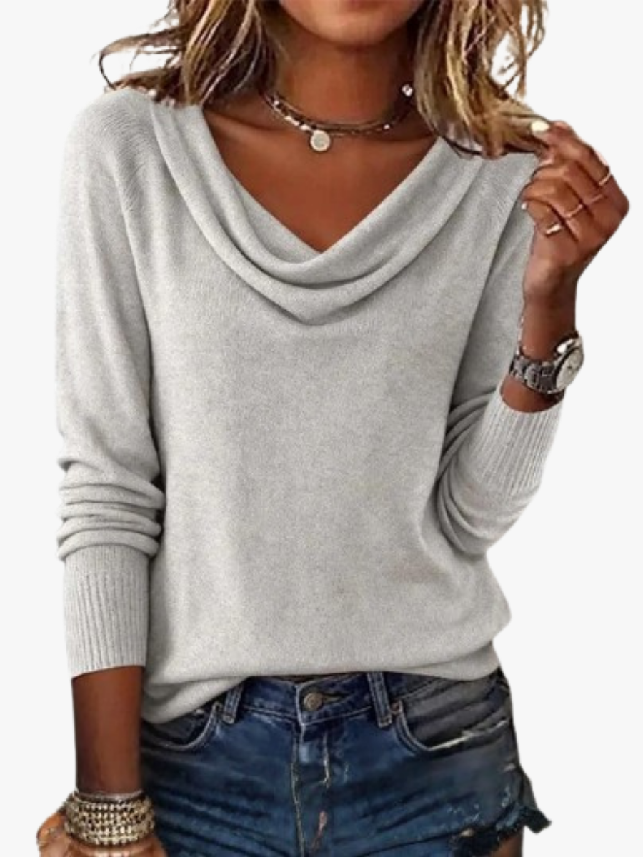 VITTORIA COMO | MAGLIONE CON COLLO MORBIDO DA DONNA