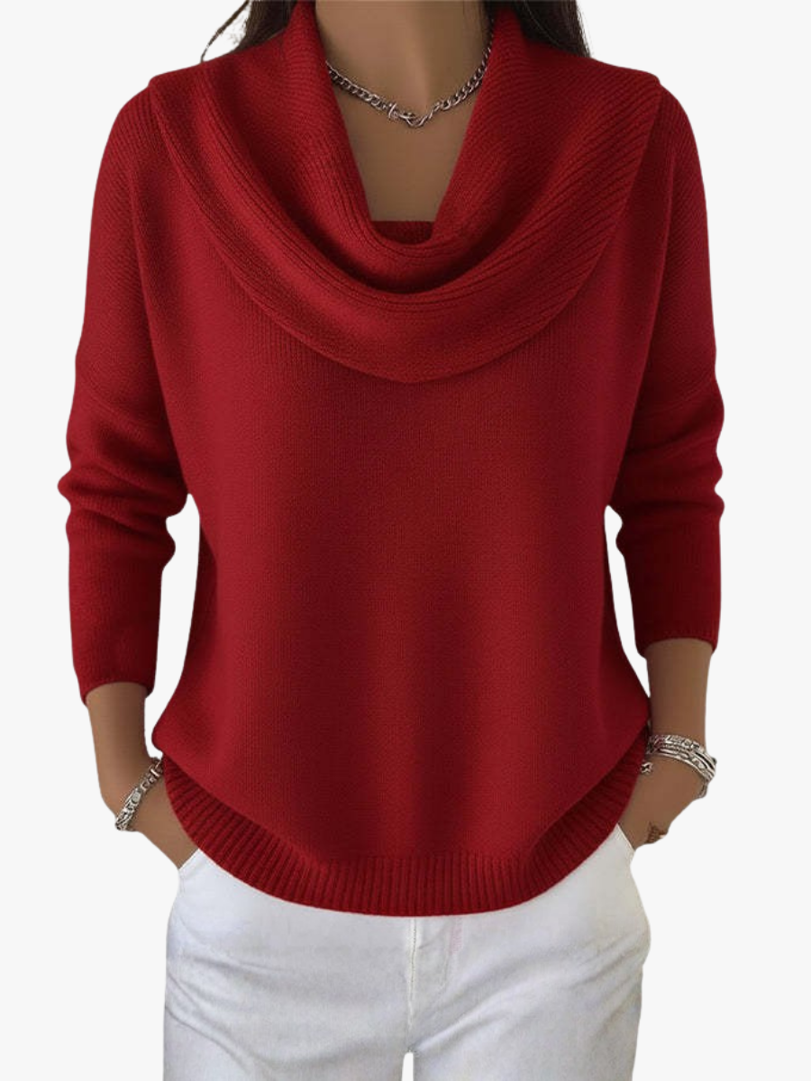 VITTORIA COMO | MAGLIONE CON COLLO ELEGANTE DA DONNA