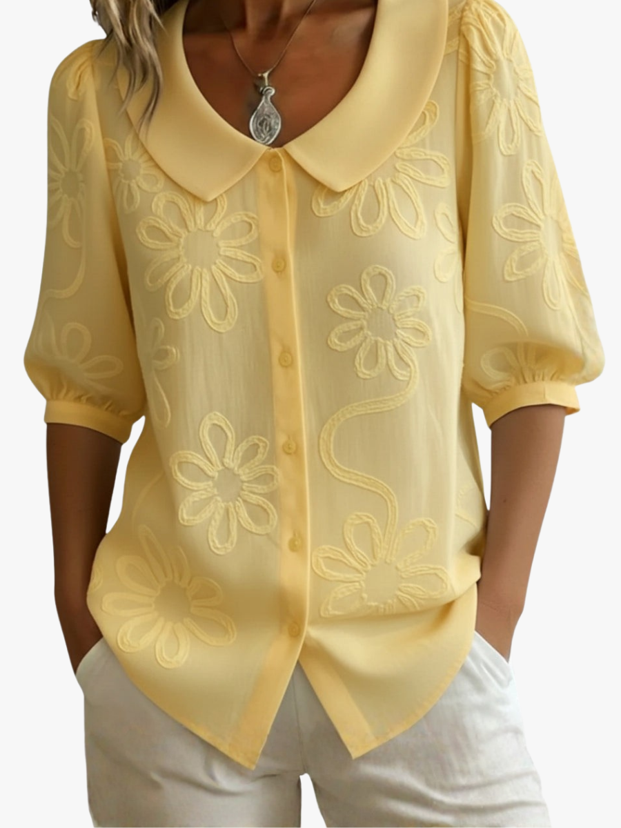VITTORIA COMO | BLUSA ESTIVA FLOREALE DA DONNA