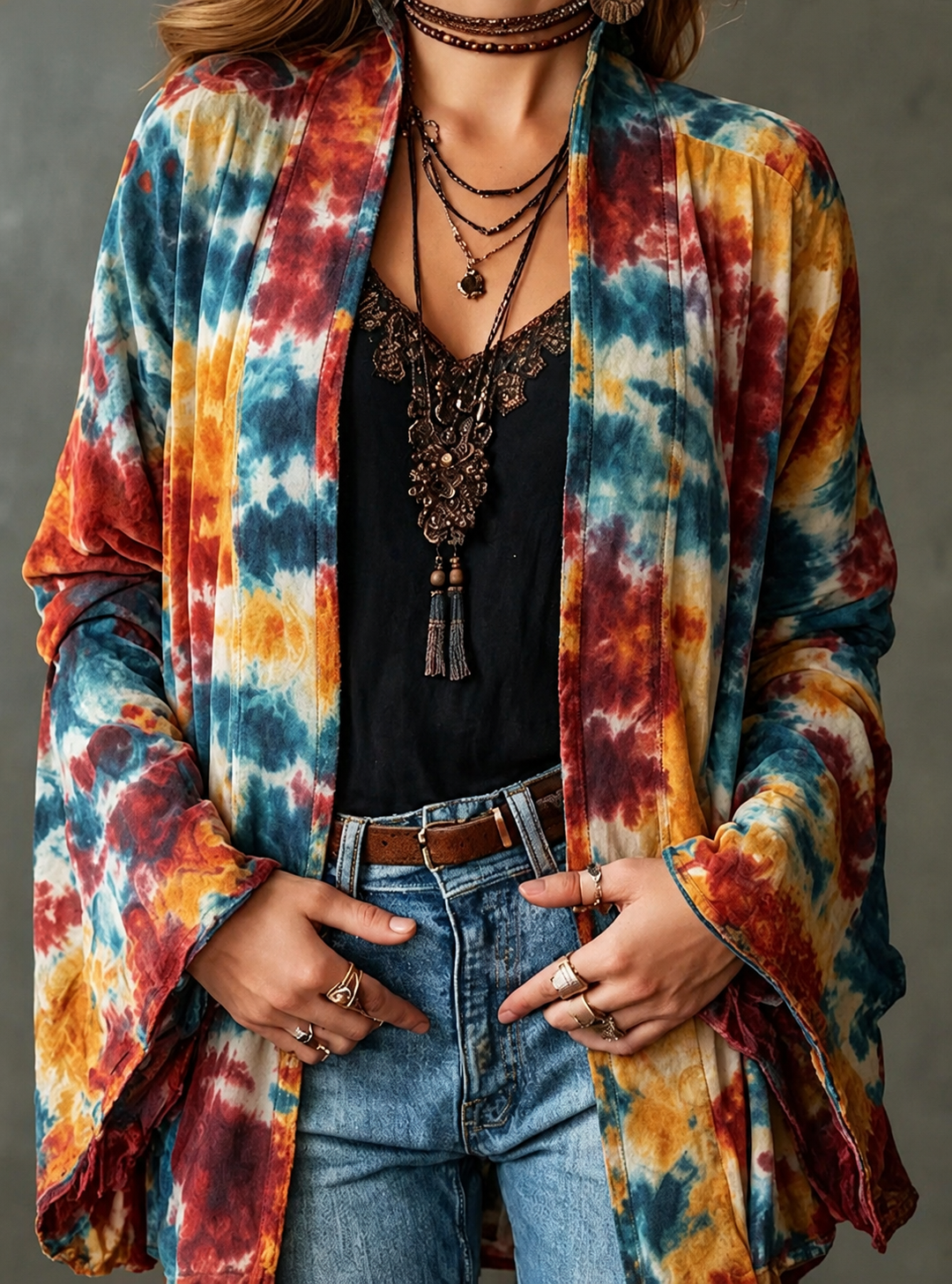VITTORIA COMO | GIACCA BOHO IN VELLUTO DA DONNA