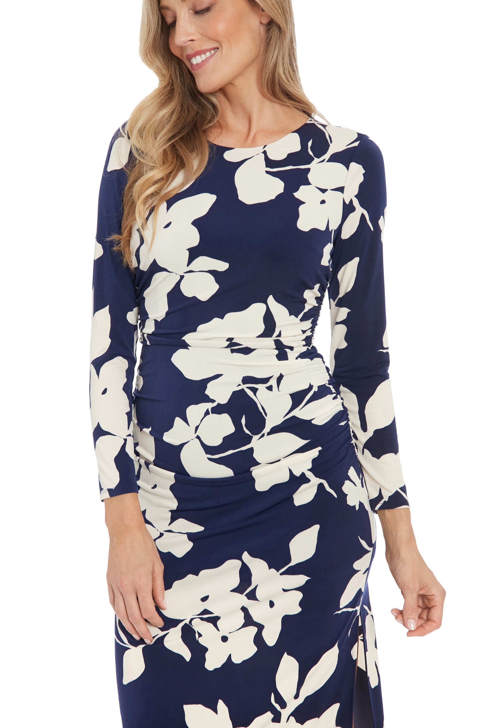 Brielle – Abito midi arricciato elegante