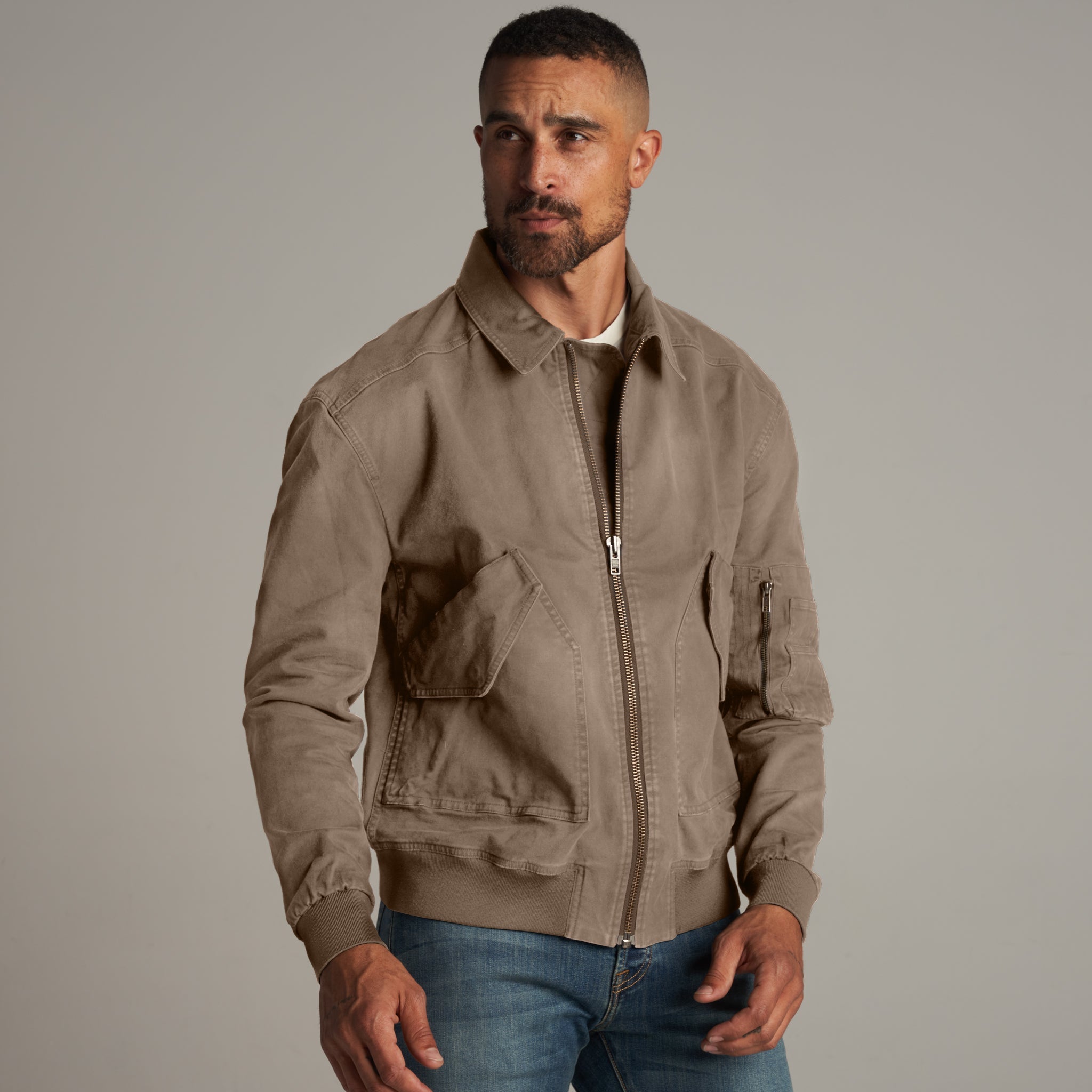 Archie – Giacca Bomber in Twill Stile Utility