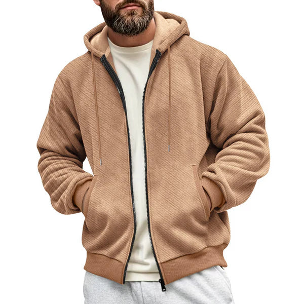 Brooklyn - Felpa con cappuccio in maglia a nido d'ape
