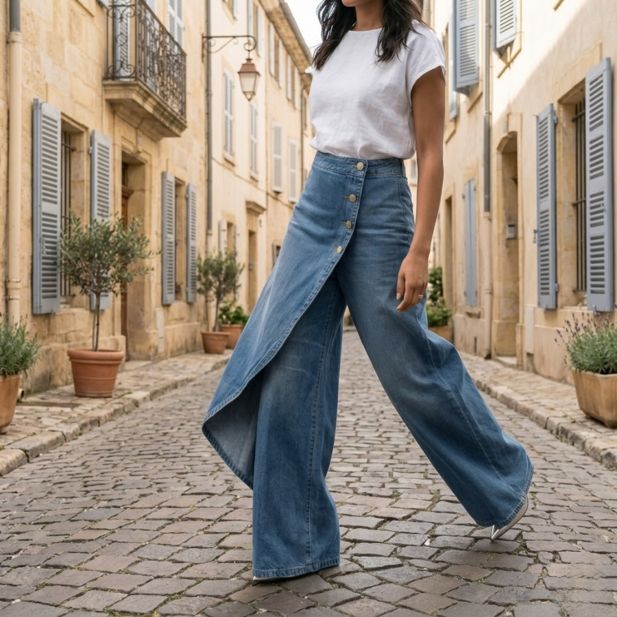 VITTORIA COMO | JEANS AMPI DA DONNA