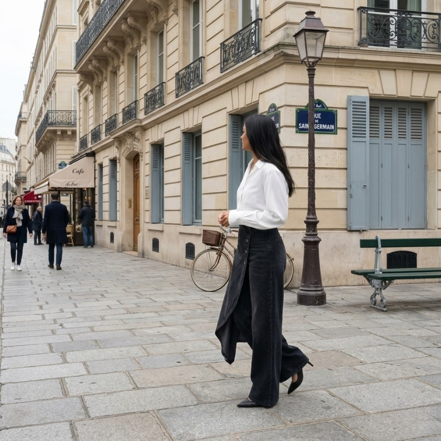 VITTORIA COMO | JEANS AMPI DA DONNA