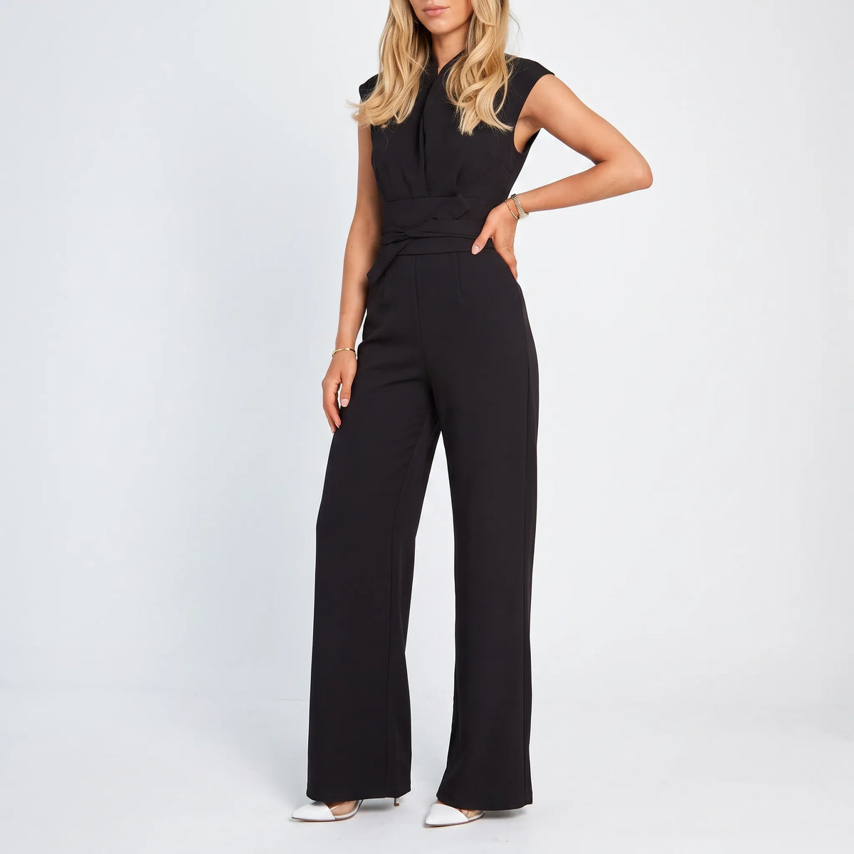 Elegancea - Tuta Intera Donna Strutturata Uscite Serali Eleganti