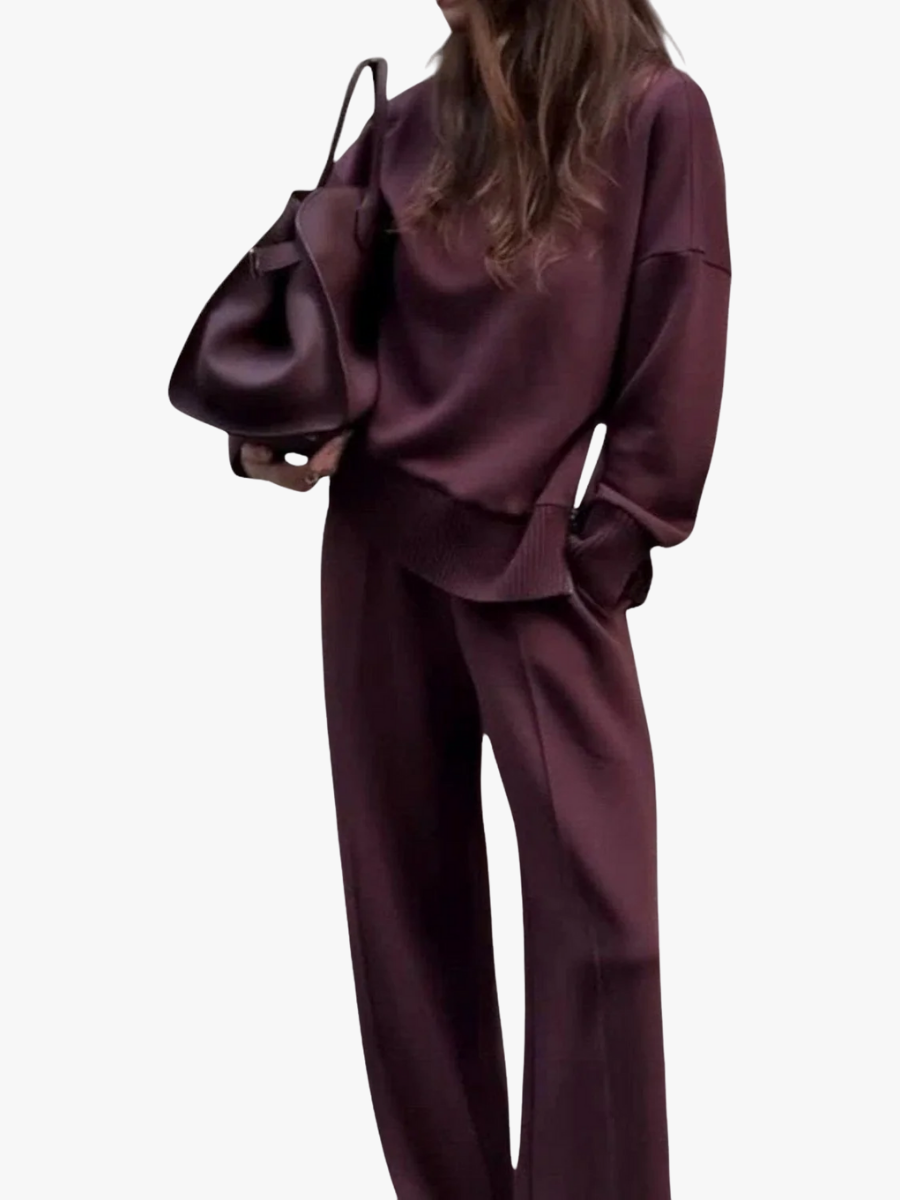 Floward - Completo Donna Con Pantaloni Ampi