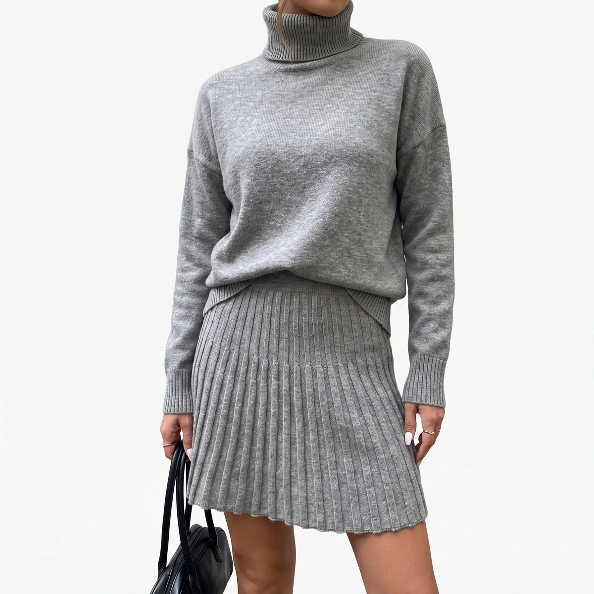 Knitly - Completo In Maglia Donna Elegante Giornate In Ufficio