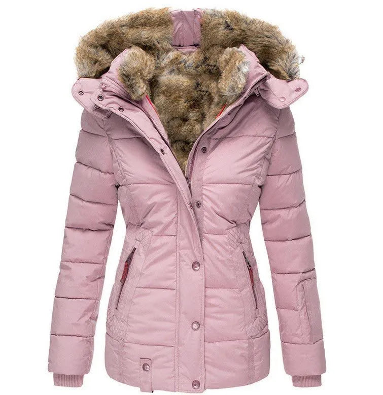 Winter coat with fur lining