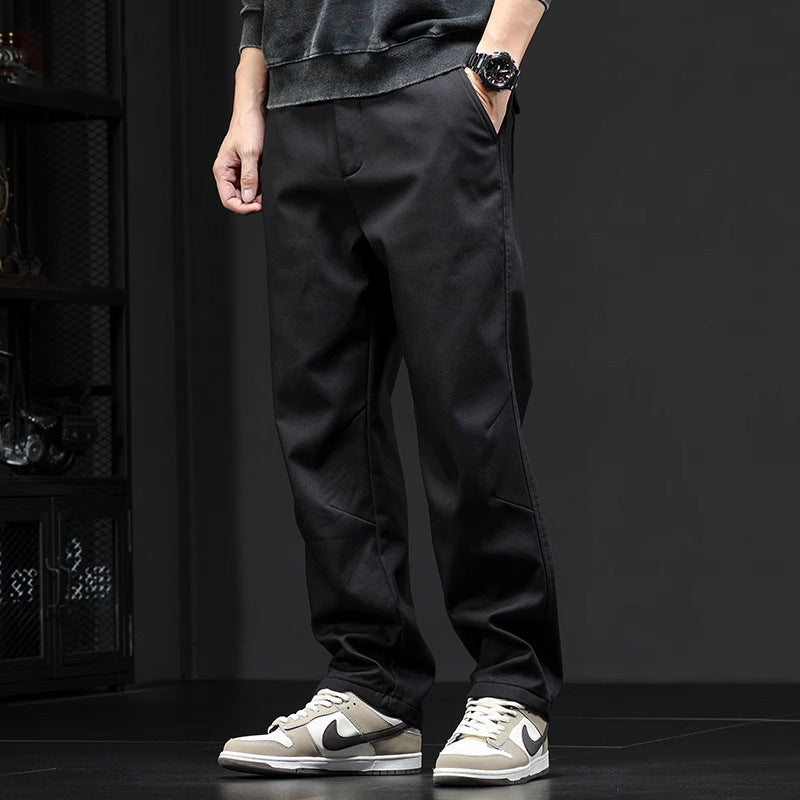 Brennan – Pantaloni in cotone a vestibilità comoda moderna