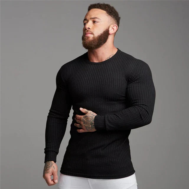 FABIO – Elegante maglione in maglia per l'uomo moderno