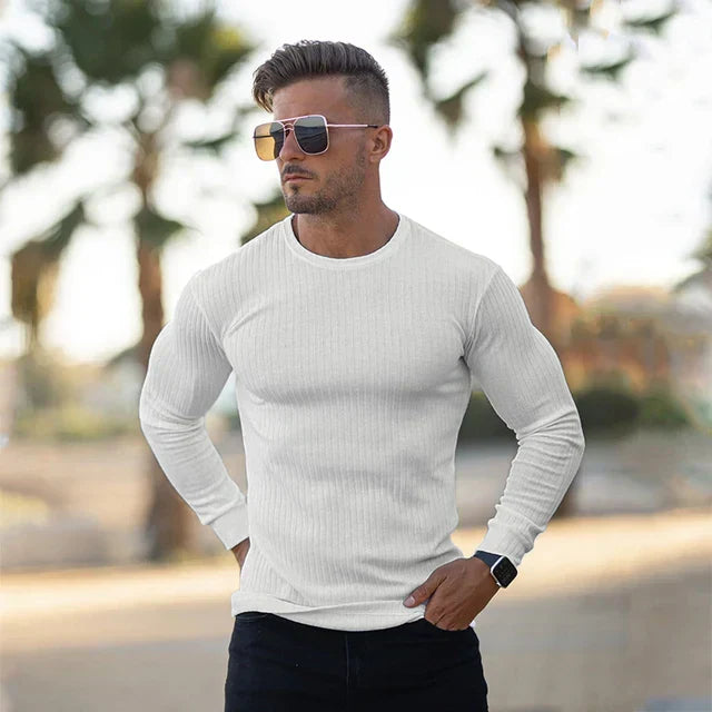 FABIO – Elegante maglione in maglia per l'uomo moderno