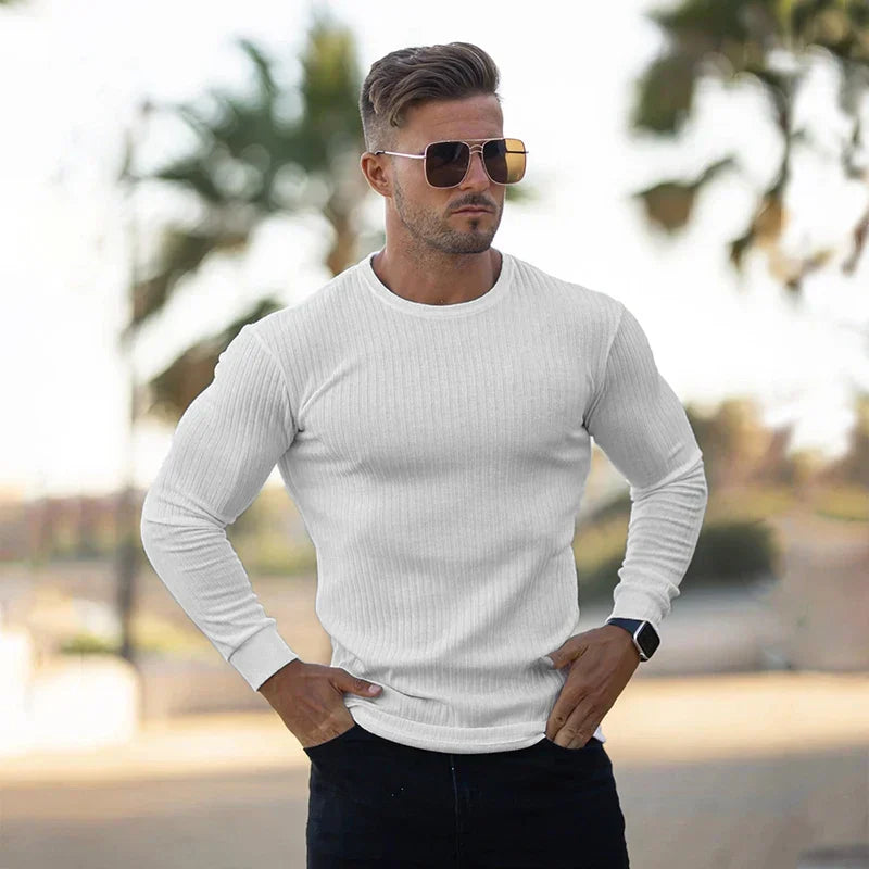 FABIO – Elegante maglione in maglia per l'uomo moderno
