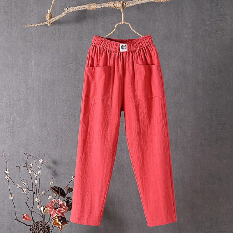 VITTORIA COMO | PANTALONI DRITTI ALLA CAVIGLIA DA DONNA