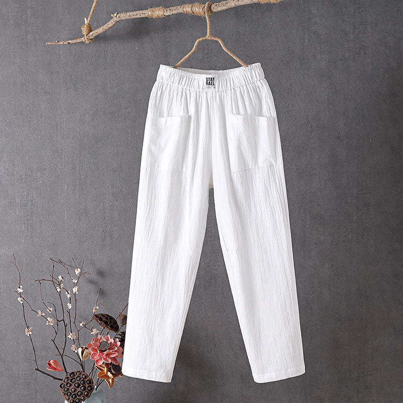 VITTORIA COMO | PANTALONI DRITTI ALLA CAVIGLIA DA DONNA