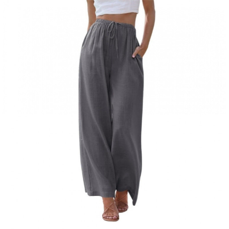 VITTORIA COMO | PANTALONI CLASSICI A GAMBA LARGA DA DONNA