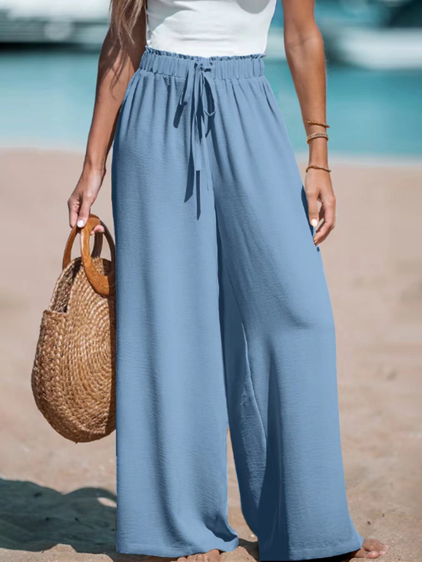 VITTORIA COMO | PANTALONI LARGHI CHIC DA DONNA