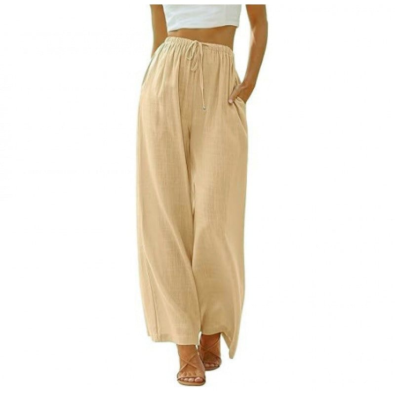 VITTORIA COMO | PANTALONI CLASSICI A GAMBA LARGA DA DONNA