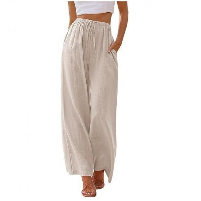 VITTORIA COMO | PANTALONI CLASSICI A GAMBA LARGA DA DONNA