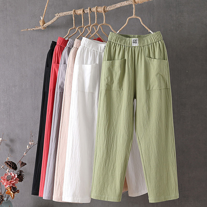 VITTORIA COMO | PANTALONI DRITTI ALLA CAVIGLIA DA DONNA