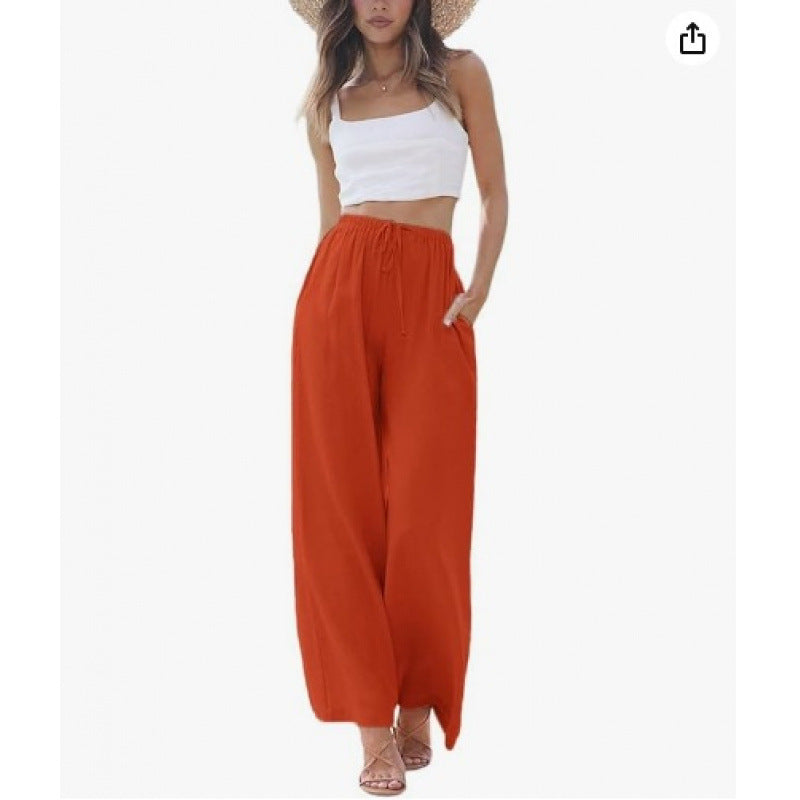 VITTORIA COMO | PANTALONI CLASSICI A GAMBA LARGA DA DONNA