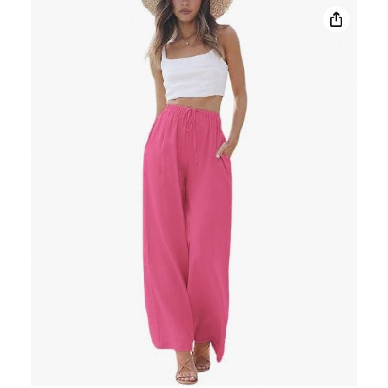 VITTORIA COMO | PANTALONI CLASSICI A GAMBA LARGA DA DONNA