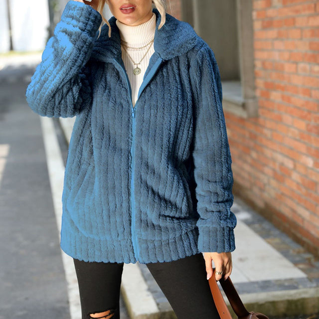 VITTORIA COMO | CAPPOTTO IN PELUCHE DA DONNA