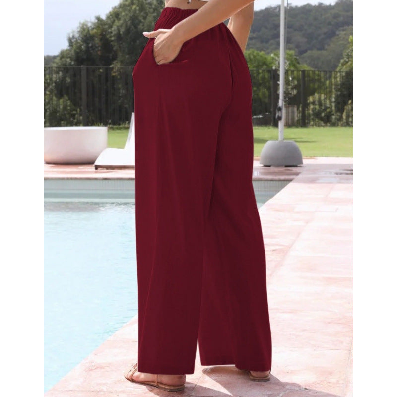 VITTORIA COMO | PANTALONI CLASSICI A GAMBA LARGA DA DONNA
