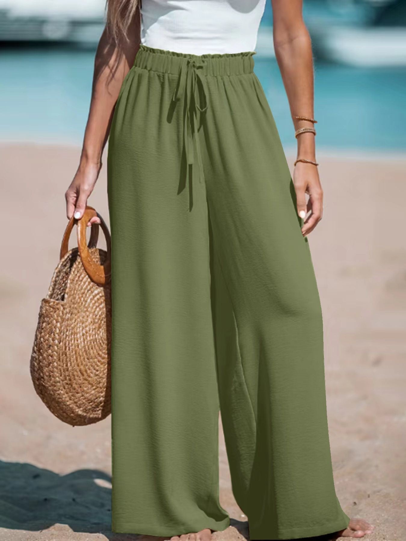 VITTORIA COMO | PANTALONI LARGHI CHIC DA DONNA