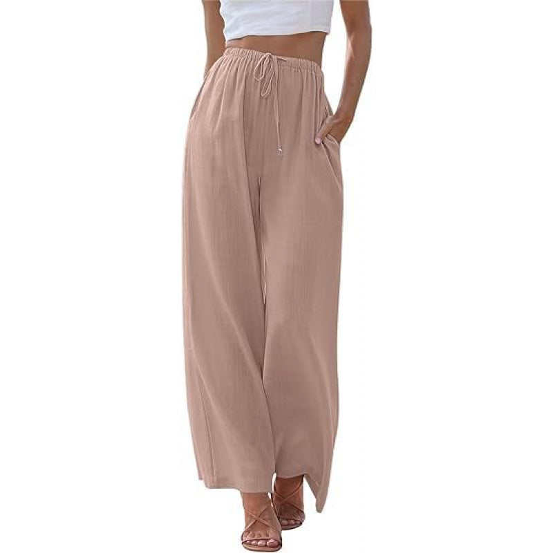 VITTORIA COMO | PANTALONI CLASSICI A GAMBA LARGA DA DONNA