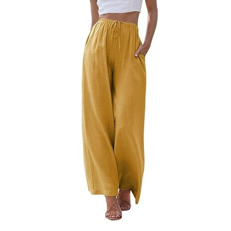 VITTORIA COMO | PANTALONI CLASSICI A GAMBA LARGA DA DONNA