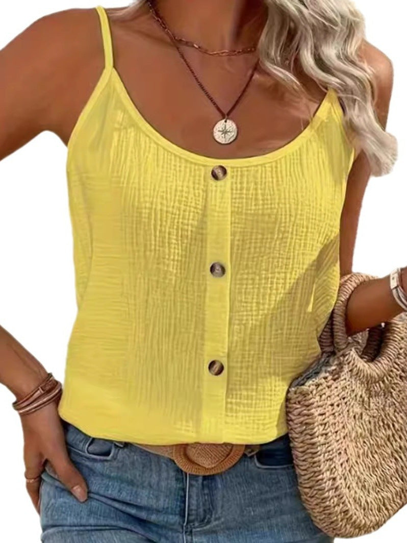 VITTORIA COMO | BLUSA CON SPALLINE SOTTILI DA DONNA